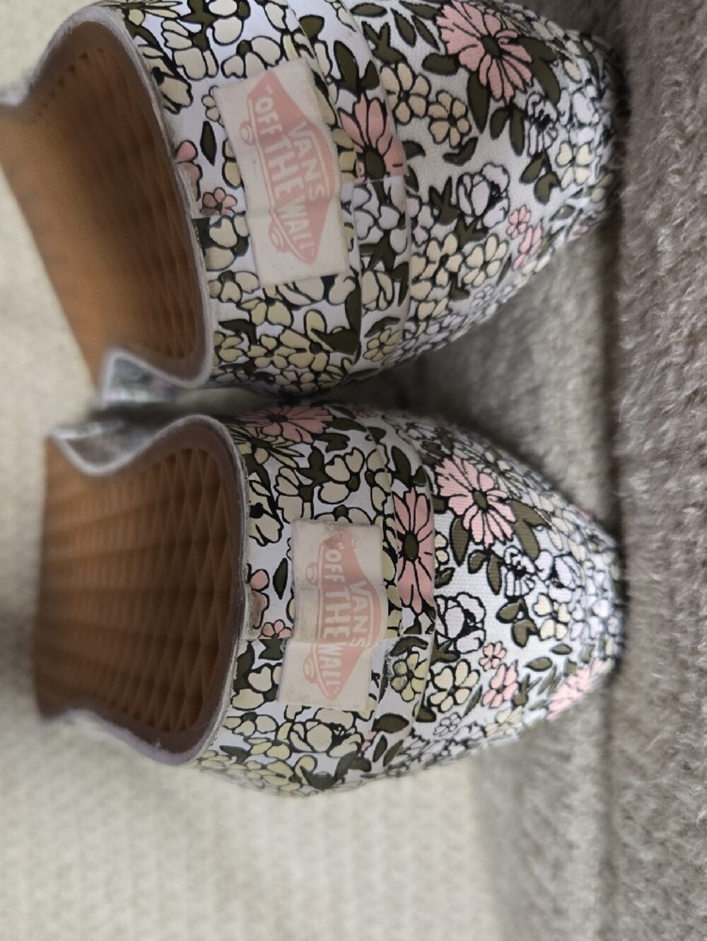 Vans Mono Floral All Over Print Womens 10 Mens 8.5 - Picture 4 of 12